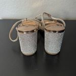 Dream Paris Dream Pairs Heels Block Strappy Square Open Toe Rose Gold Rhinestone Sandals 6.5 Photo 12