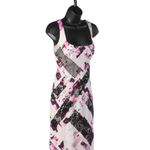 Monique Lhuillier  Sleeveless Square Neckline Knee Length Dress Photo 2