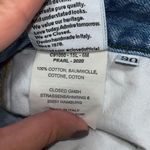 CLOSED Italian Organic Cotton High Rise Relaxed Tapered Jeans Pearl 2020 30 Size 10 Photo 10