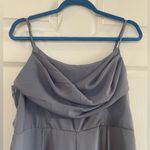 Cider NWT  Petrol blue cowl neck wide leg jumpsuit from size XL Photo 10