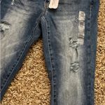 SO  Denim Jeggings Jeans Distressed Skinny Women’s Sz 5/27 Low Rise New with Tags Photo 1