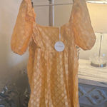 Storia  Golden Puff Sleeve dress Photo 0
