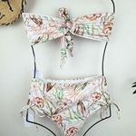 Charlie Holiday Topanga Two Piece in hibiscus Bikini Swimwear Swimsuit Size S Photo 0