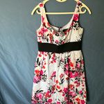 B. Smart B. Sweet: Pink & Black Floral Dress- Cotton Blend- 8 Photo 11
