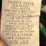 Vintage Blair Boutique Cherry Print Black Midi Skirt Size Large Photo 3