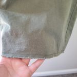 Cato Green Cotton Raw Hem Cropped Pants NWT Photo 2