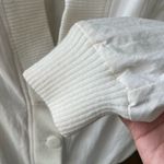 Vintage 80s Inner View Vneck Cardigan Geometric Dolman Cut M White Size M Photo 5