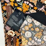 Scotch & Soda  Edie Tailored Wide Leg Drapey Floral Pants Trousers Orange Black Photo 10