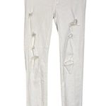 Hollister  Y2K White Skinny Low Rise Ripped Jeans size 28 Photo 0