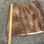 Altar'd State Altarโd State Brown Plaid Faux Leather Mini Skirt Size Medium NWT Photo 6