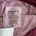 frame denim  Le Skinny pants size 27 distressed purple Photo 5