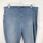 NYDJ  Size 12 Jeans‎ Alina Pull On Ankle Denim Blue Straight Leg High Rise 923 Photo 5