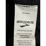 Brooks Running · Large · Cowl Neck Pullover Long Sleeve Athletic Hoodie · Black Photo 4