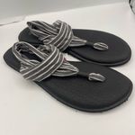 Sanuk  yoga sling 2 prints sandals women’s size 9 gray/black Photo 5