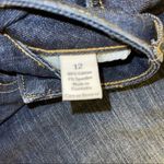 Simply Vera, Vera Wang Simply Vera/Vera Wang Dark Wash Straight Leg Back Button Pocket Size 12 Jean Photo 7