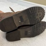 Anthropologie  Seychelles Fold Down Faux Fur Lined Combat Boot Taupe 7.5 Wide Photo 4