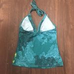 Athleta XS tropical coconutgirl halter top swim top Photo 1