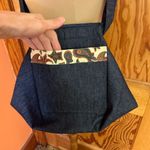 Vintage handmade patchwork denim purse Blue Photo 9