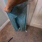 B Darlin Aqua Glitter Formal Gown | Holiday Party • Prom Winter Wedding Size 1/2 Photo 3