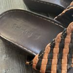 Timberland  Braided Small Wedge Thong Brown Sandals Photo 2