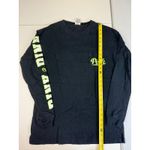 PINK - Victoria's Secret PINK Victoria's‎ Secret Women Top  XS  Black Shirt Cotton Pockets Crew Neck Tee Photo 3