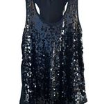 Ali & Kris  black racer back sequins tank top, size S Photo 0