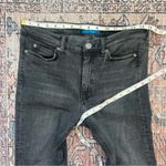 Mih Jeans Daily Jean High Rise Straight Jeans in Chippy Wash Faded Black Frayed Size 29 Photo 7