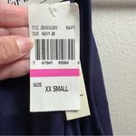 Speechless Navy Halter Tie Front Open Back Cropped Jumpsuit NWT Photo 5