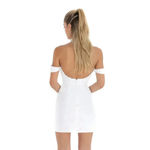 The Bar NEW- NWT! AVERY DRESS BLANC SZ 8 Photo 4
