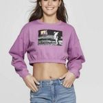 MTV Brand MTV Cropped Sweatshirt S Retro Moon Man Vintage Graphic 80s 90s Y2K 2000s Photo 0