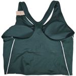 Adidas Womens Light Support Workout Longline Sports Bra Top Primegreen L NWT Photo 1