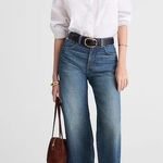 Madewell The Perfect Vintage Wide-Leg Jean in Harvey Wash Size 27 NWT *Flawed* Photo 0