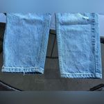 Décor High Rise Distressed Ripped Knee Straight Leg Blue Denim Jeans Size 28 Photo 10