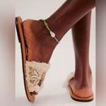 Free People  Shipwreck Shell Sandals US W11 Beach Vacation Slides Artisan Photo 1