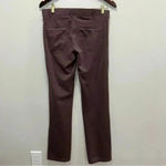 Betabrand  Boot Cut Two-Pocket Dress Pant Yoga Pants in Auburn Brown M Photo 7