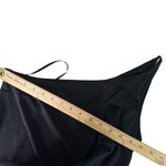 Gunne Sax Jessica McClintock  Black Dress Size 7‎ Ruffles Split Feminine Chic y2k Photo 13