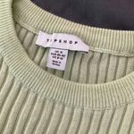 Topshop  Ribbed Knit Tank Green Photo 12