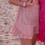 Boutique Floral Tie Sleeve Mini Dress Photo 1