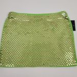 Retrofete Koko Mini Skirt in Lime Punch Size XS NWOT Mini Beaded Green Photo 2