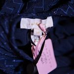 NEW Calypso St. Barth Hoss Intropia Midnight Blue Sequin Glitter Gown Dress XS Photo 2