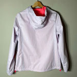 New Balance NWT  Women's Small Long Sleeve Full Zip Hooded Raincoat Jacket Pink Photo 12