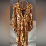 Acler Palms Dress in Kaleidoscope Floral Yellow NWT US6 Size 6 Photo 2