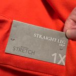 Soft Surroundings Superla Stretch Pull On Straight Leg Crop Pants Orange NWT 1X Photo 6