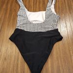 Lovers + Friends JOJO ONE PIECE Houndstooth swimsuit extra Large Photo 4