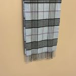 Source Unknown 100% Cashmere Unisex Blue Plaid Tassel Winter Scarf 72” by 12.5” Photo 6