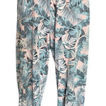 Jenni Women  Intimates Palm Print Pull-On Waist Joggers Pants - Sz L Photo 0