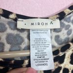 Miroh Leopard Bubble Hem Mini Dress. Size L Tan Size L Photo 3