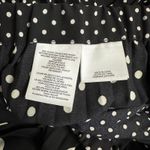 Anne Klein Petite Black White Mixed Polka Dot Pleated Midi Skirt NWT Petite S Photo 8