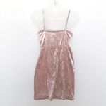 ASOS Y2K  Womens Babydoll Dress Size‎ 6 Pink Velvet Fairy Romantic Coquette Hoco Photo 4