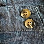 Who What Wear Blue Chambray Paper Bag Waist High Rise Wide Leg Jeans Size 14 Photo 6